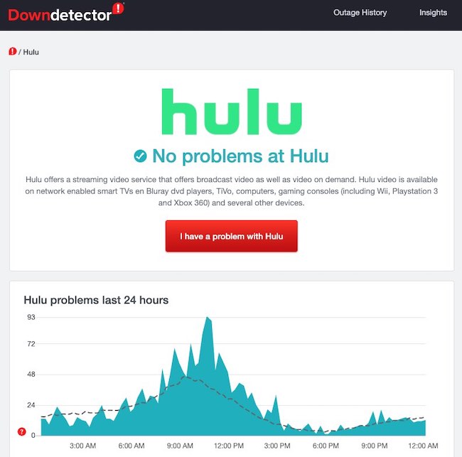 Check-Hulu-Server-Issues