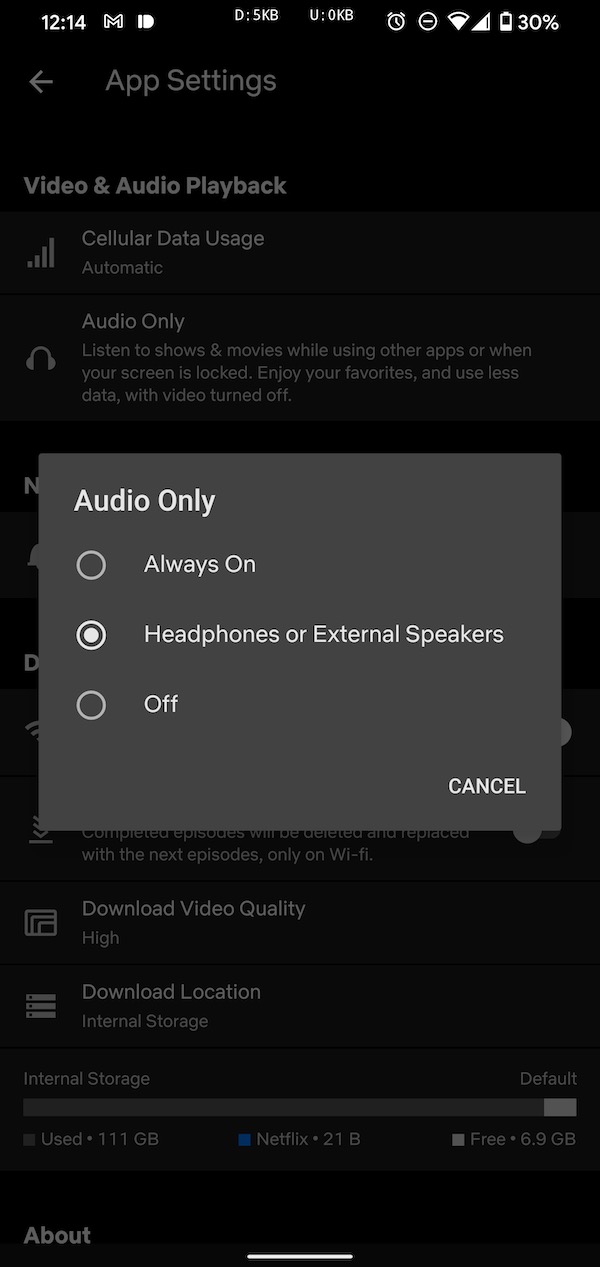 How to Get & Use AudioOnly Mode on Netflix App for Android