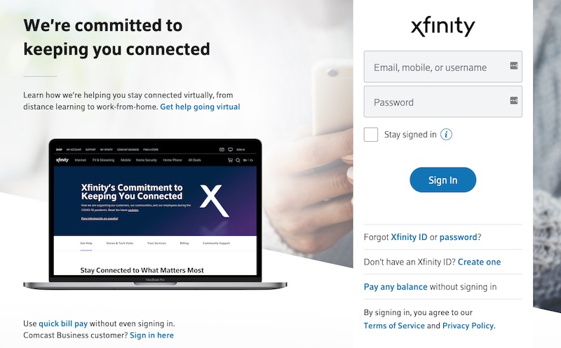 View-Comcast-Account-Number-Through-the-Xfinity-Website
