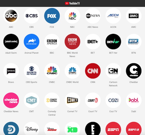 List-of-Channels-Available-on-YouTube-TV