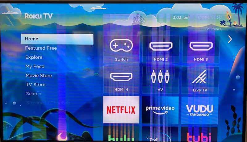 Onn-Roku-TV-display-gets-randomly-appearing-white-red-blue-or-green-stripes