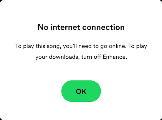 Spotify-Enhanced-Mode-Playlist-No-Internet-Connection-Available-Error-Message