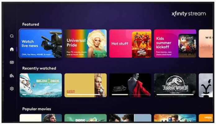Watch Stream Xfinity Free Live TV Channels Streaming List on Xfinity Stream App