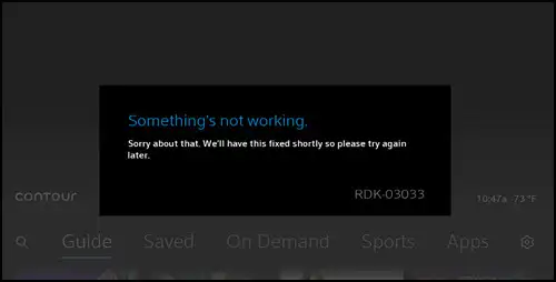 Troubleshooting-and-Fixing-Xfinity-X1-TV-Error-RDK-03033-Trouble-Connecting-to-Device-Issue